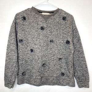 ZARA Girls Pom Pom Sweater Size 13/14